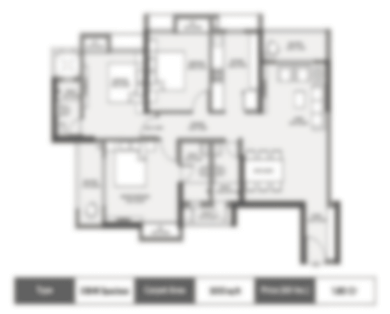 M3M The Line,floor plan